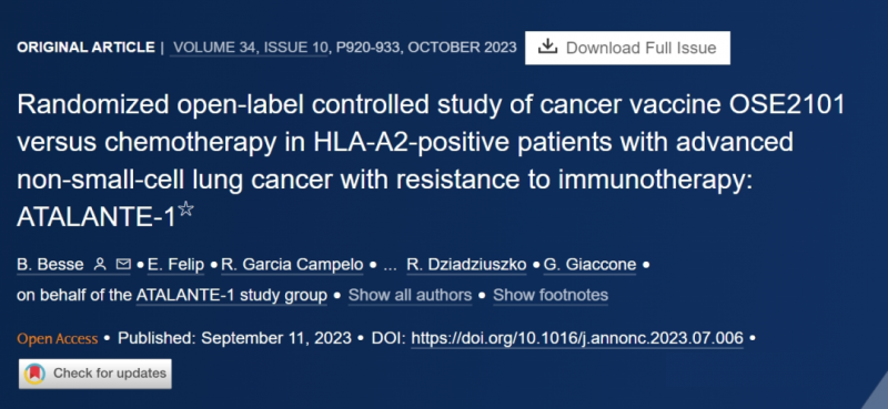 2024年六大抗癌疫苗曝光延长生存和预防复发多种肿瘤正在被消灭的路上(图2)
