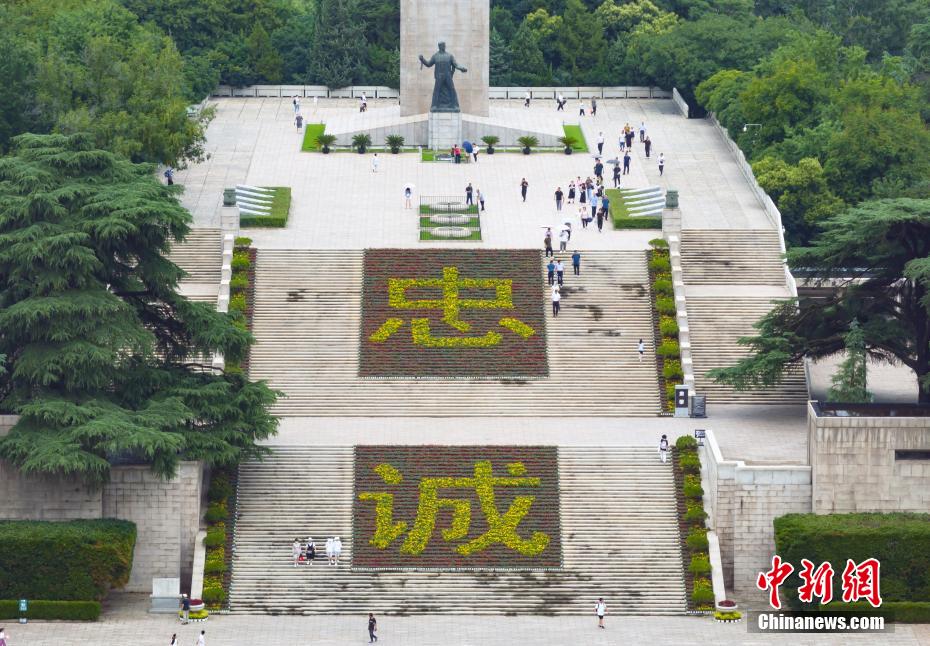 南京雨花台烈士陵园万盆鲜花致敬先烈(图3)