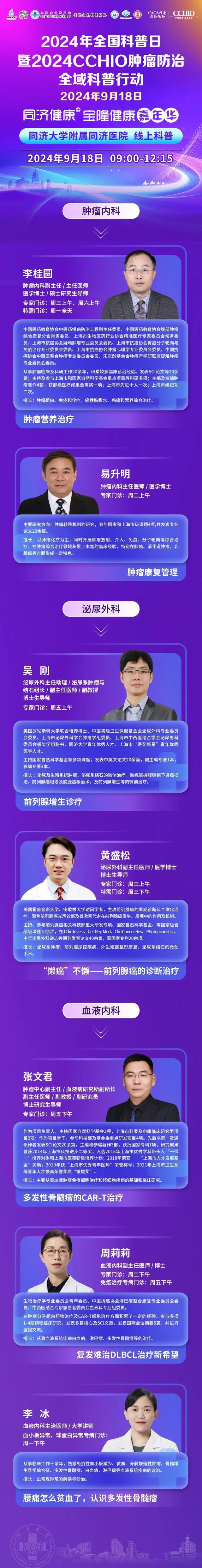 2024年全国科普日暨2024CCHIO肿瘤防治全域科普行动线上线下健康咨询活动预告(图1)