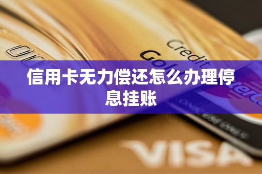 信用卡无力偿还怎么办理停息挂账(图1)