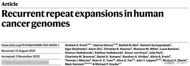 人类癌基因组中的循环重复扩增(图1)