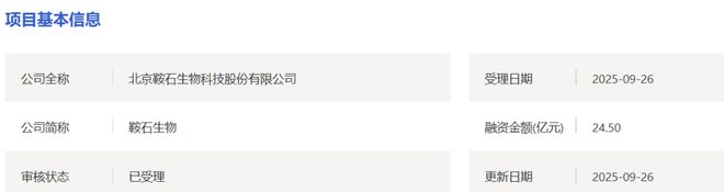 两家IPO新获受理！第五套标准又迎一家(图1)