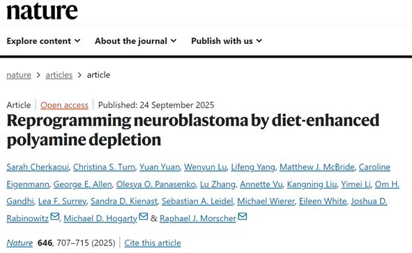 《自然》：有望完全清除肿瘤！这种饮食模式与药物联用让致命癌症“改邪归正”(图1)
